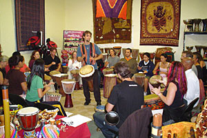 Tribal drumming World hand drumming class
